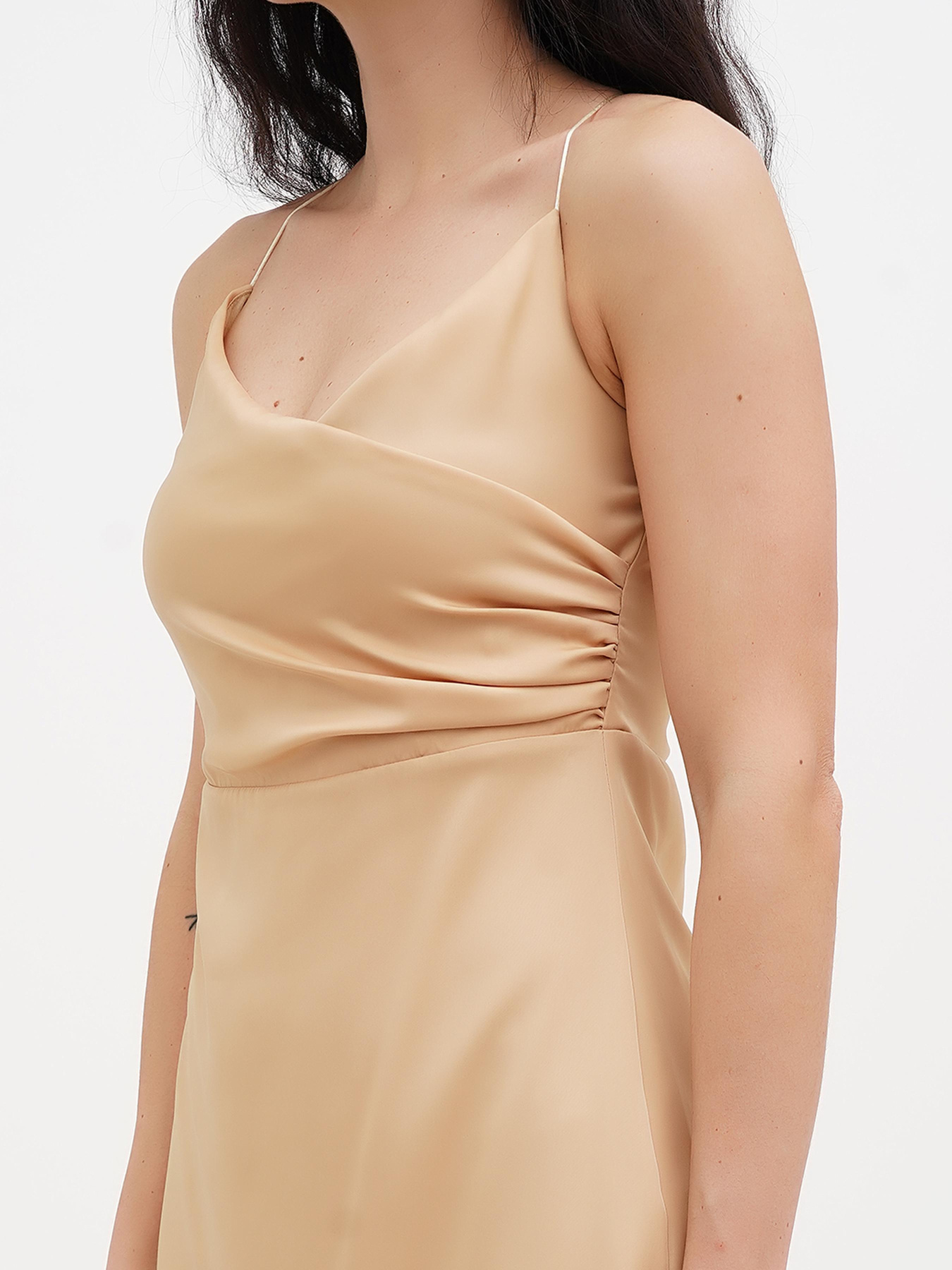 Сукня міді Vicolo модель 221-VC-1904_бежевый Фото