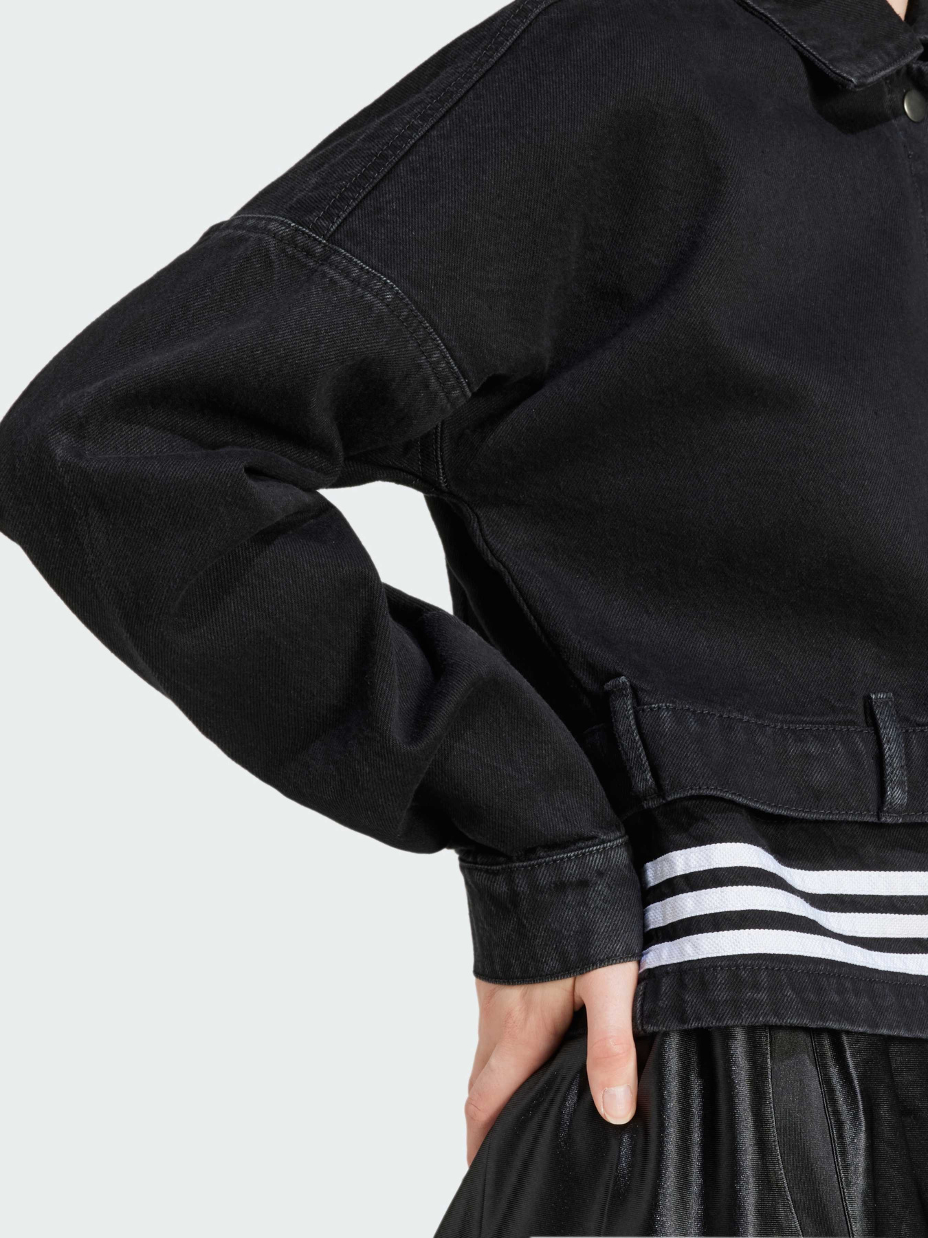 Джинсова куртка Adidas Adicolor модель JJ3095 Фото