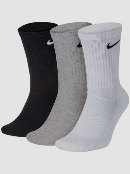 Шкарпетки та гольфи NIKE U Nk Everyday Ltwt Crew 3Pr модель SX7676-964 Фото