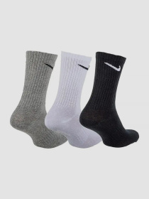 Носки и гольфы NIKE U Nk Everyday Ltwt Crew 3Pr модель SX7676-964 Фото