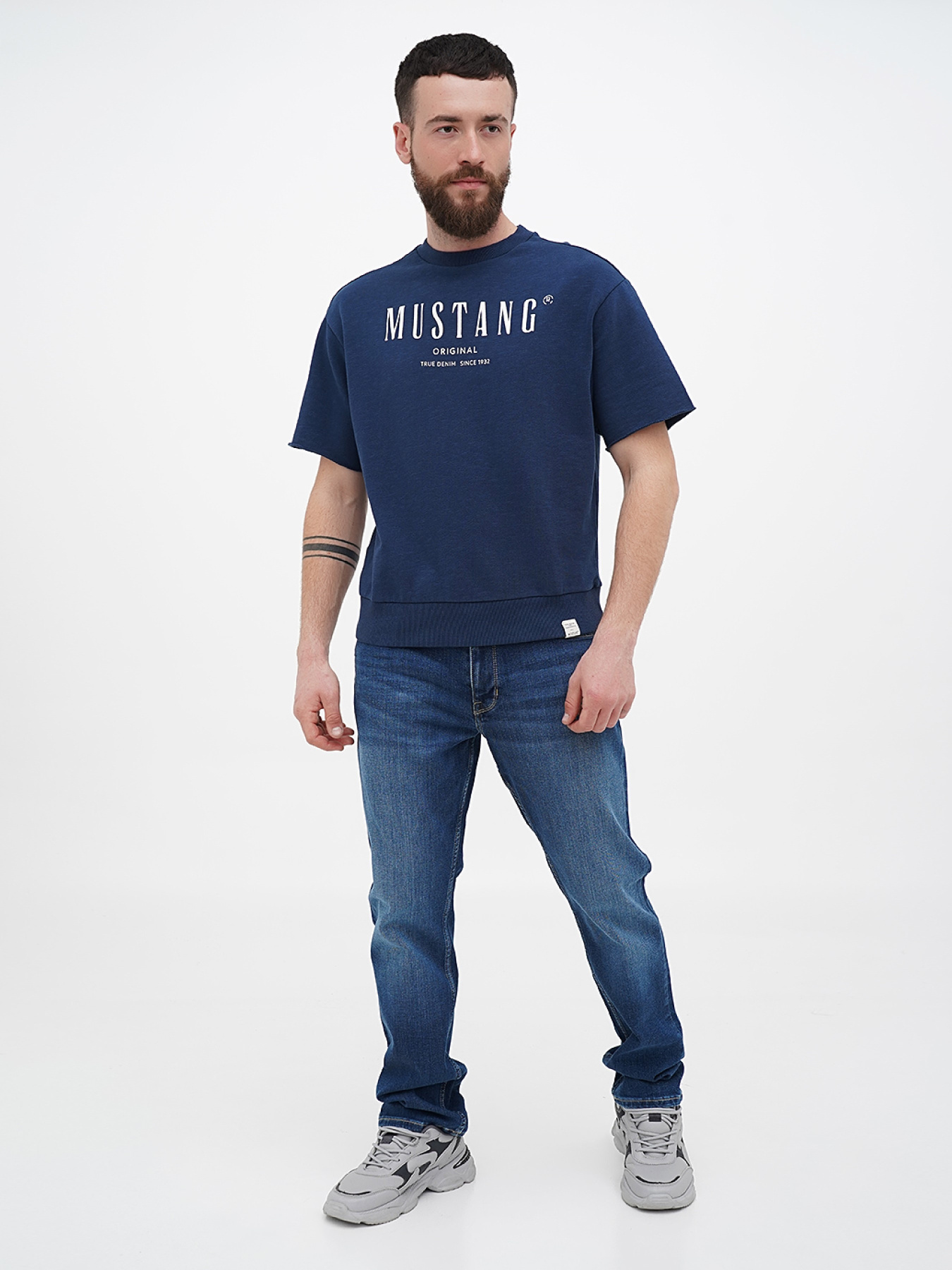 Зауженные джинсы Mustang Jeans Orlando Slim модель 1013708 Фото