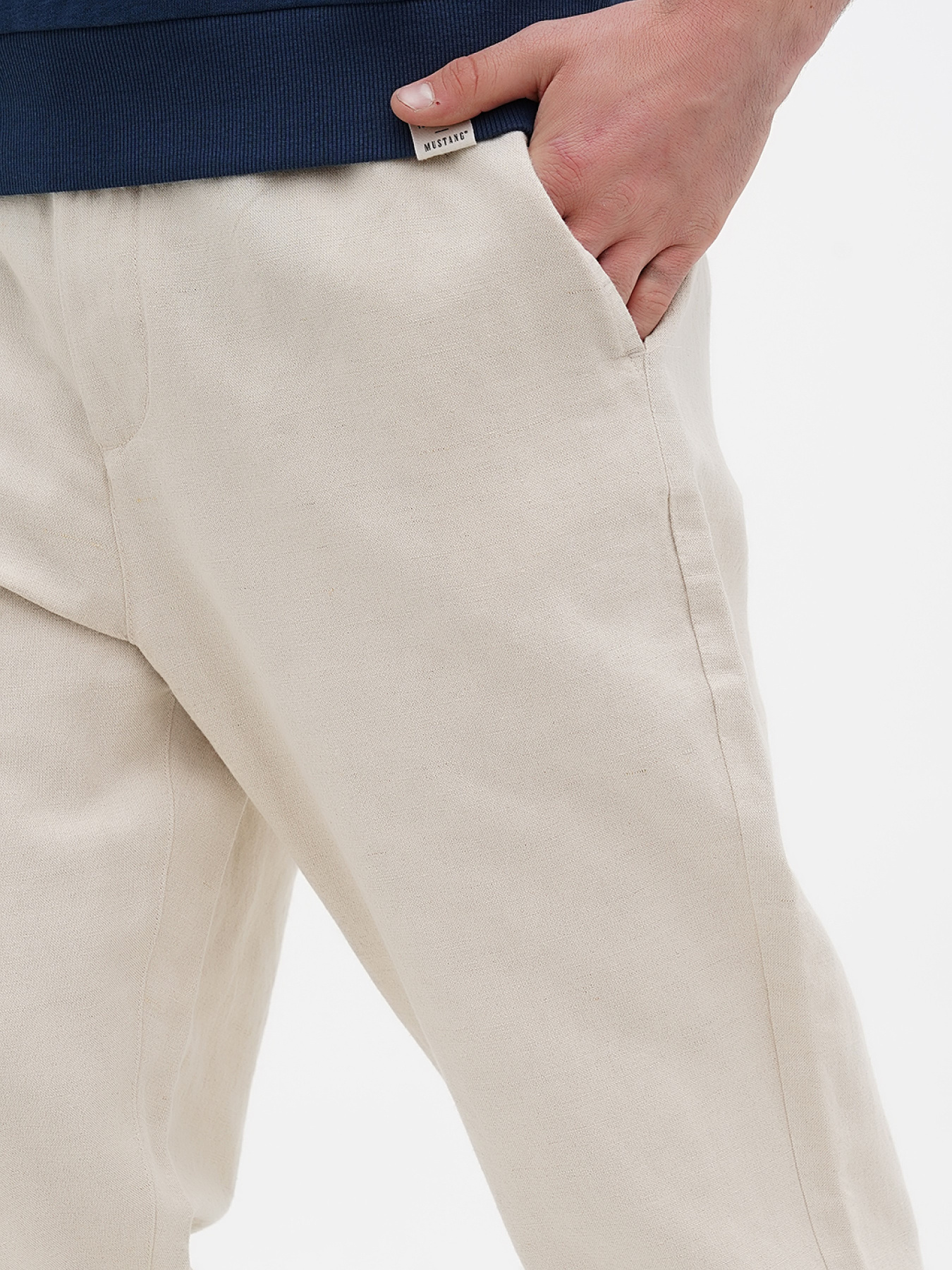 Зауженные джинсы Mustang Jeans Milano Linen Jogger модель 1015157 Фото