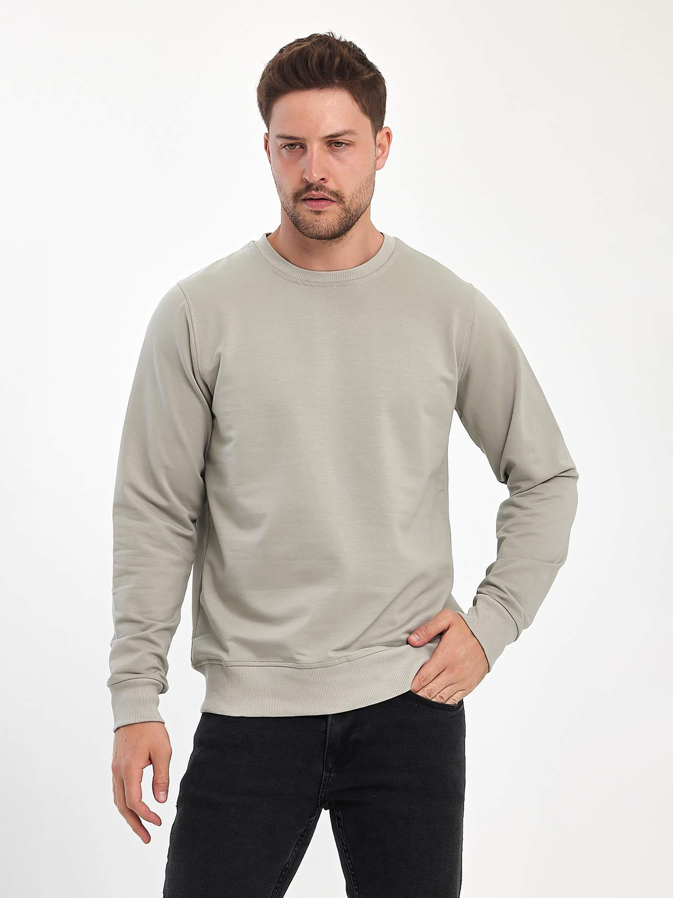 Свитшот Trend Collection модель TC11181LightGreySVTSHT Фото