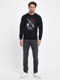 Свитшот Trend Collection модель TC9555BlackSVTSHT Фото