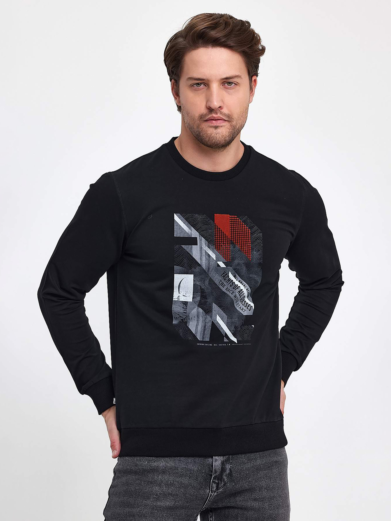 Свитшот Trend Collection модель TC9555BlackSVTSHT Свитшот Trend Collection модель TC9555BlackSVTSHT Фото