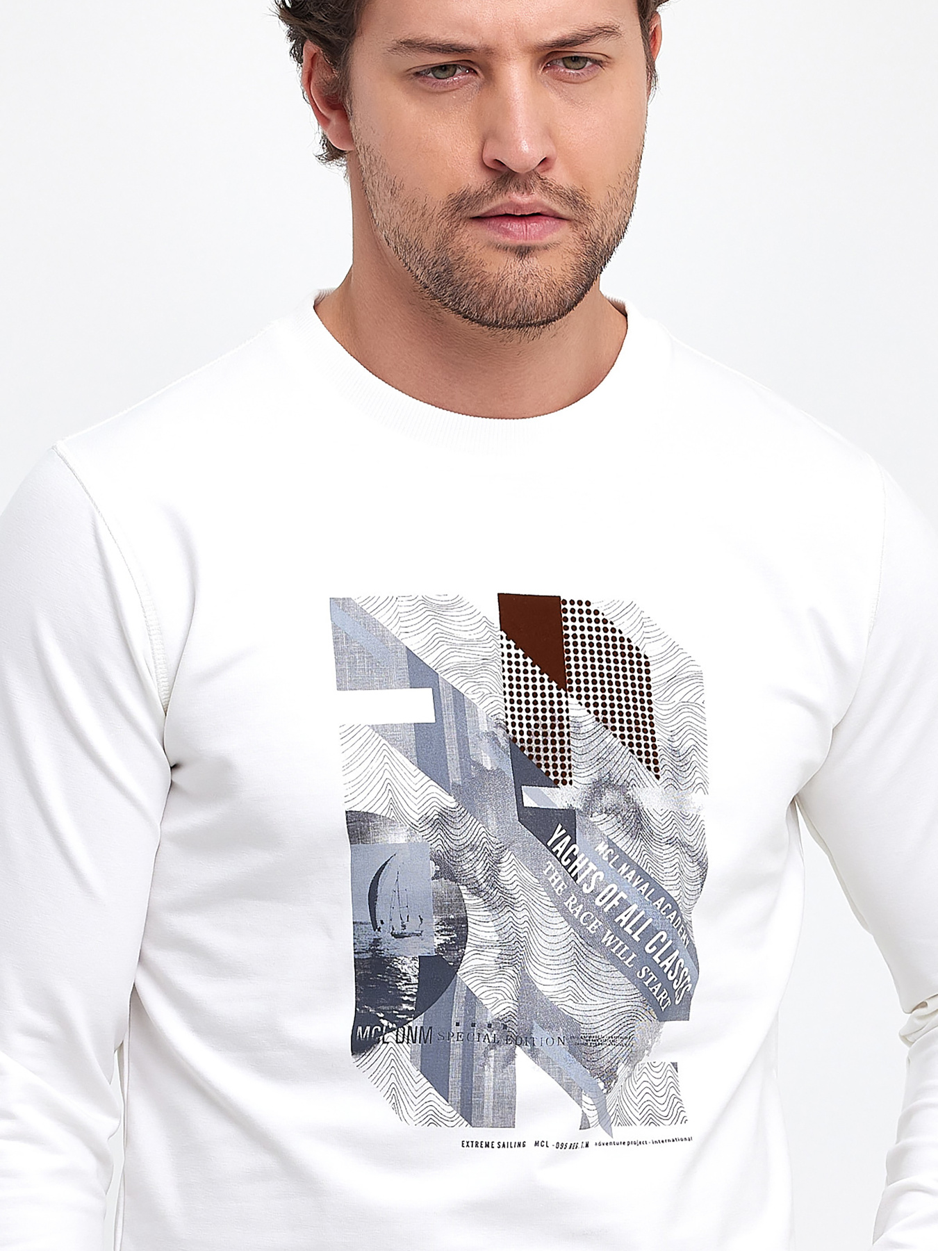 Свитшот Trend Collection модель TC9553WhiteSVTSHT Фото