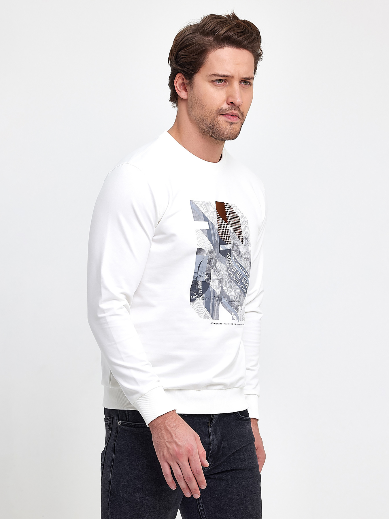 Свитшот Trend Collection модель TC9553WhiteSVTSHT Фото