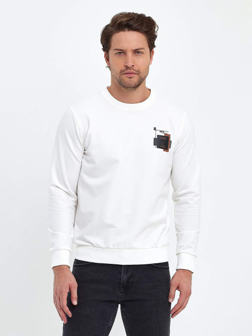 Свитшот Trend Collection модель TC9551WhiteSVTSHT Фото
