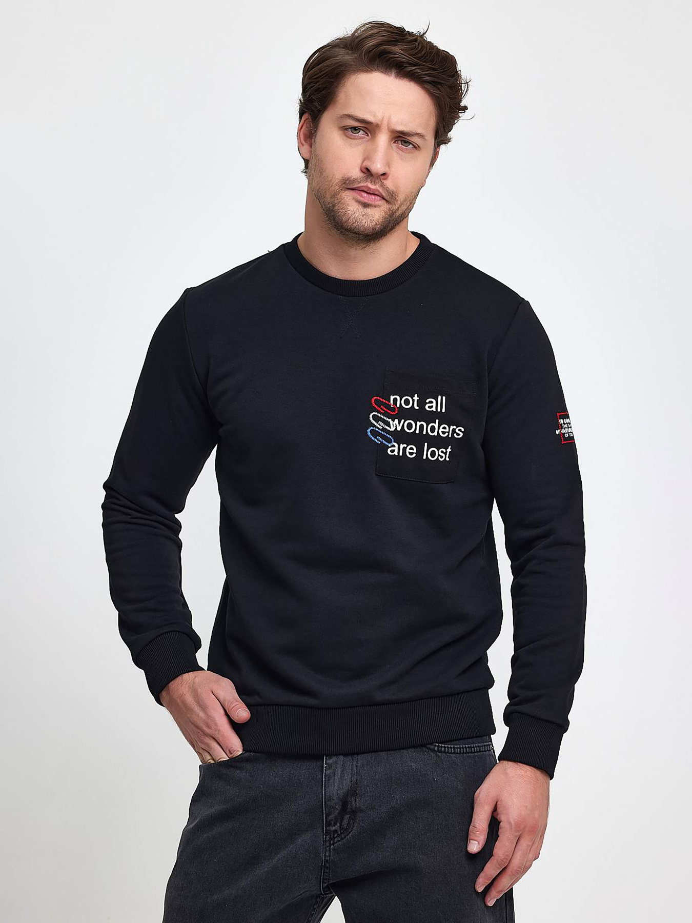 Свитшот Trend Collection модель TC9428BlackSVTSHT Фото