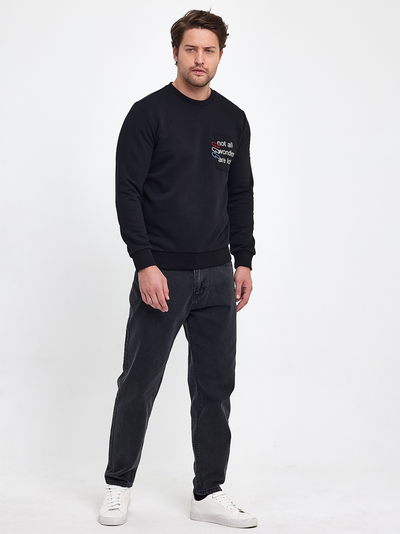 Світшот Trend Collection модель TC9428BlackSVTSHT Фото