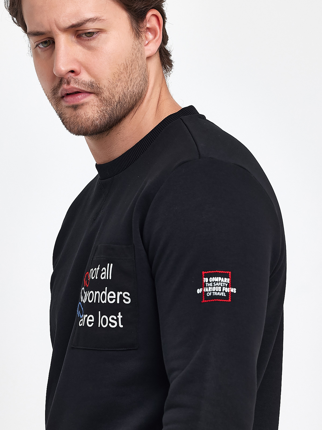 Світшот Trend Collection модель TC9428BlackSVTSHT Фото