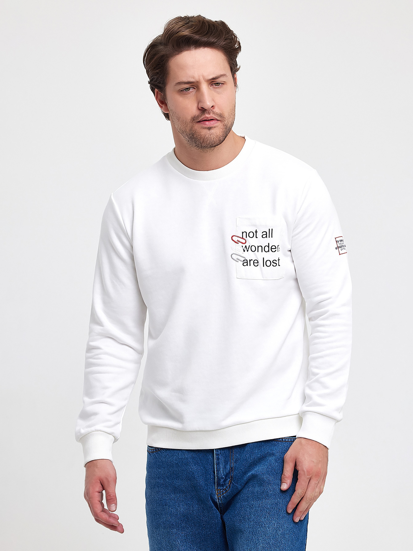 Свитшот Trend Collection модель TC9427WhiteSVTSHT Фото