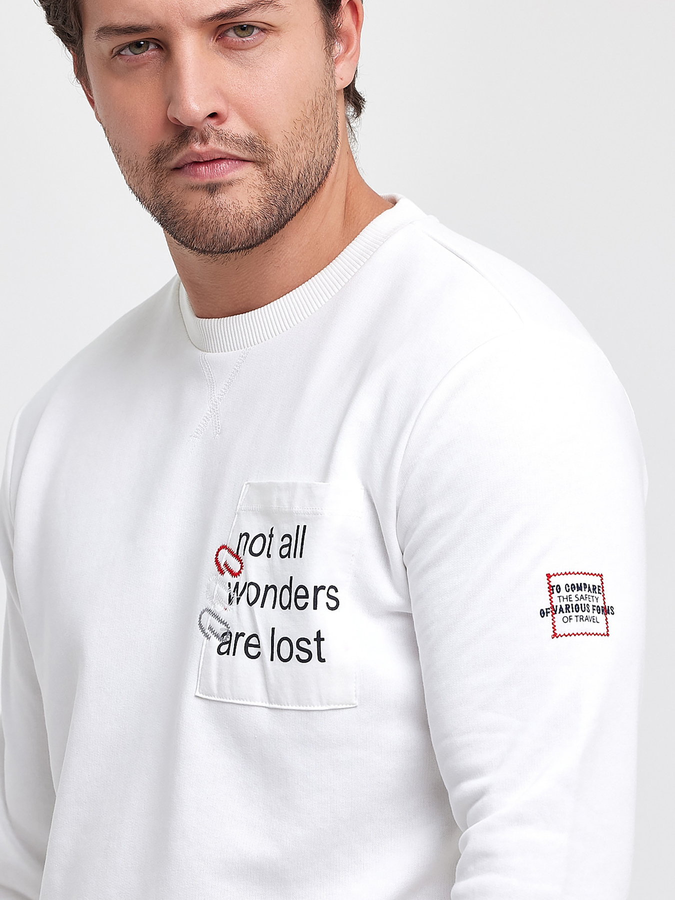 Свитшот Trend Collection модель TC9427WhiteSVTSHT Фото