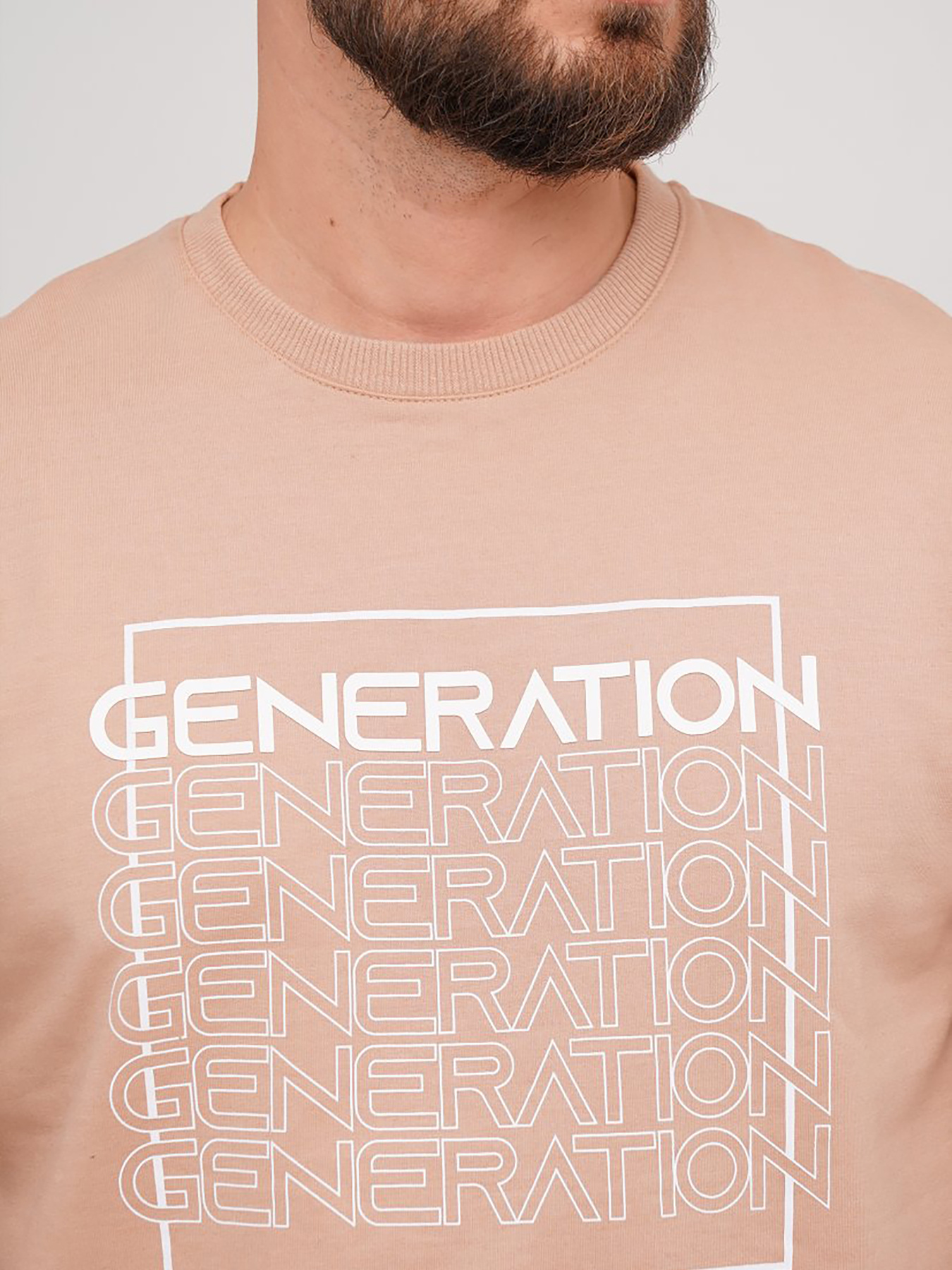 Світшот Trend Collection модель TC7114BeigeSVTSHT Фото