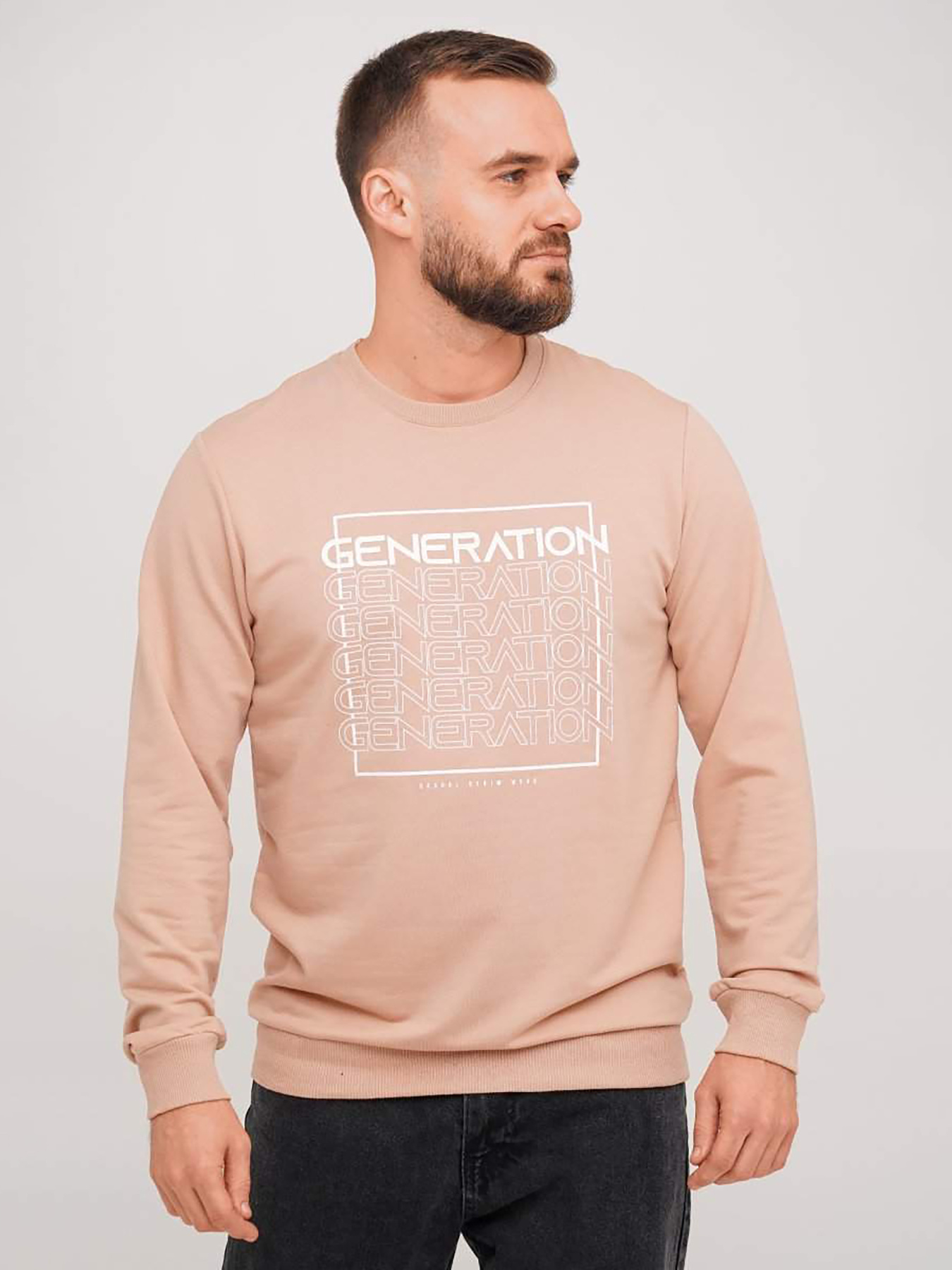 Свитшот Trend Collection модель TC7114BeigeSVTSHT Фото