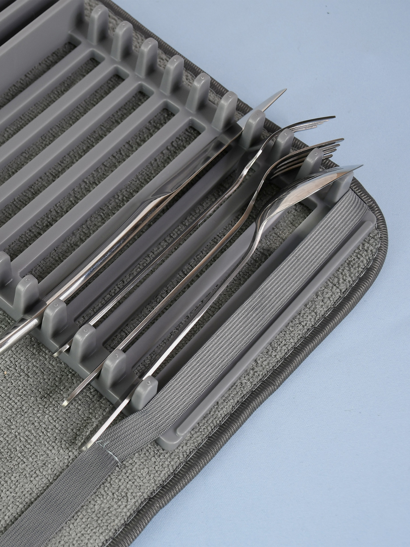 Сушка для посуды с текстильным ковриком Homax модель BR-07 Фото