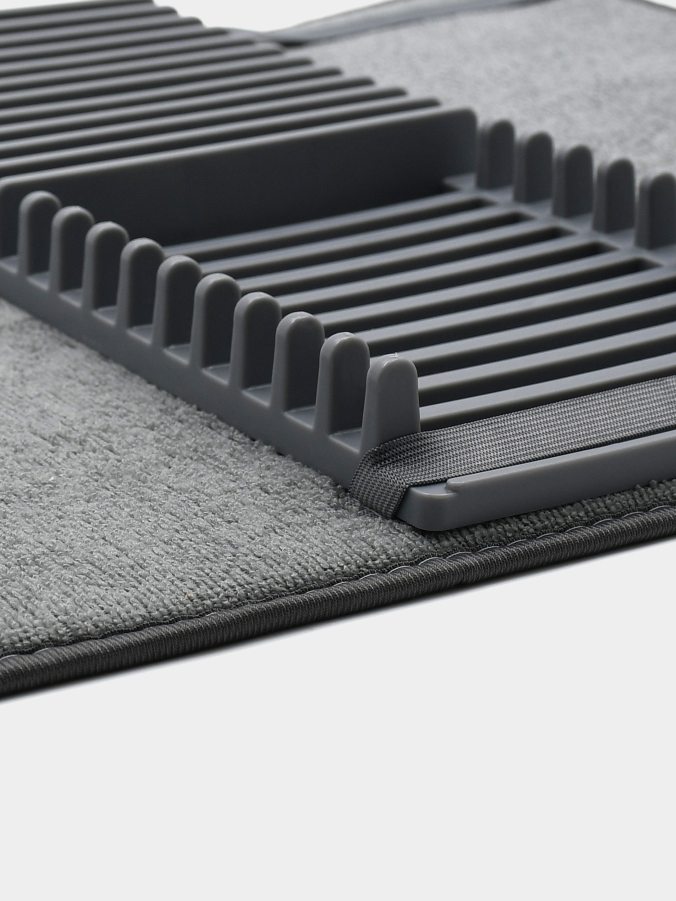 Сушка для посуды с текстильным ковриком Homax модель BR-07 Фото