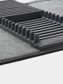 Сушка для посуды с текстильным ковриком Homax модель BR-07 Фото