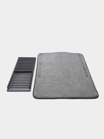 Сушка для посуды с текстильным ковриком Homax модель BR-07 Фото