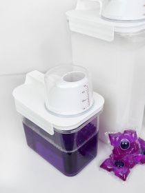 Емкость для хранения с крышкой-дозатором, 1100 мл. Homax модель BR-20 Фото