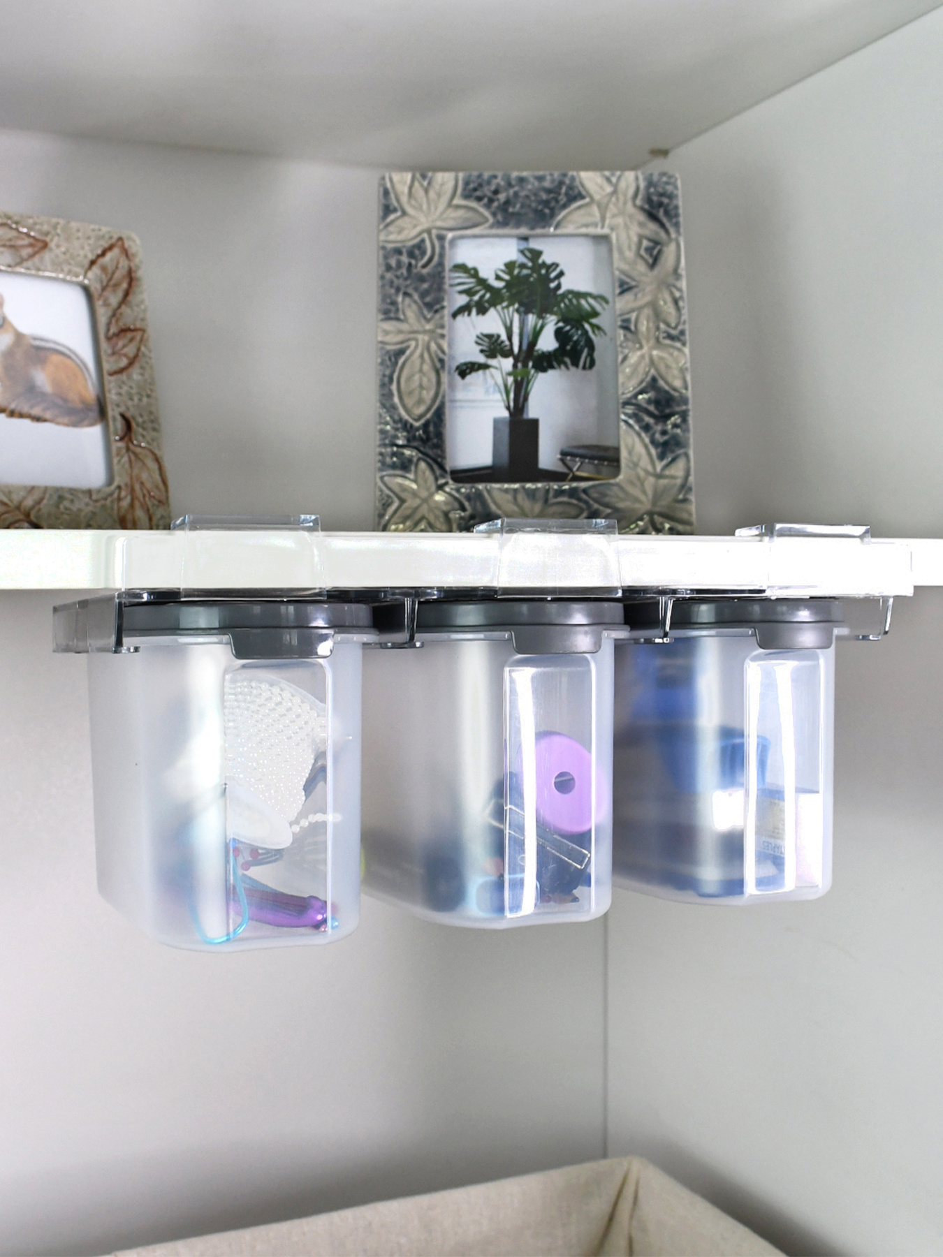 Подвесные контейнеры для хранения под полкой, 3 шт. Homax модель BR-13 Фото