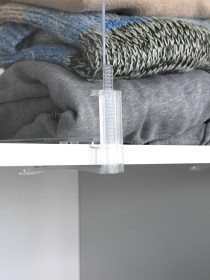 Розділювач для полиці прозорий пластик, 2 шт. Homax модель BR-22 Фото