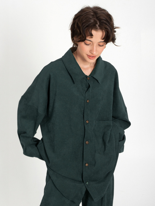 Рубашка IJ модель ij-sorochka-velvet-emerald Фото