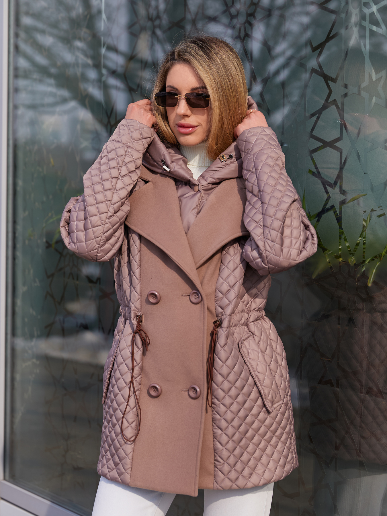 Куртки та дублянки MilaNova модель Куртка К-316 капучино Фото