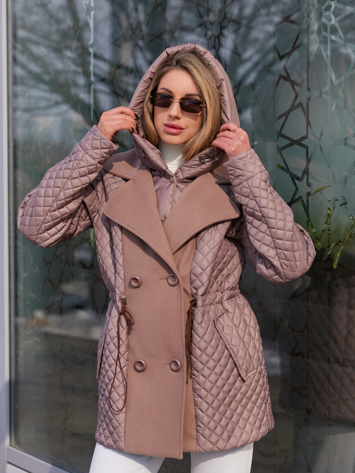 Куртки та дублянки MilaNova модель Куртка К-316 капучино Фото