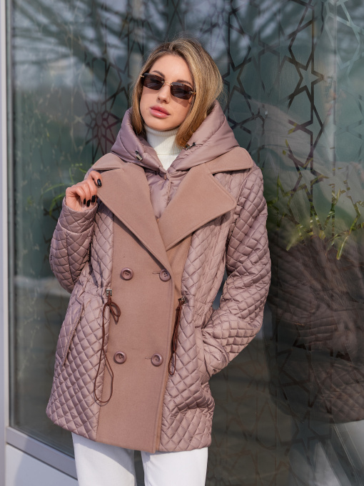 Куртки и дубленки MilaNova модель Куртка К-316 капучино Фото