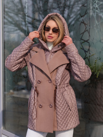Куртки та дублянки MilaNova модель Куртка К-316 капучино Фото