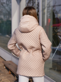 Куртки MilaNova модель Куртка К-316 молоко Фото
