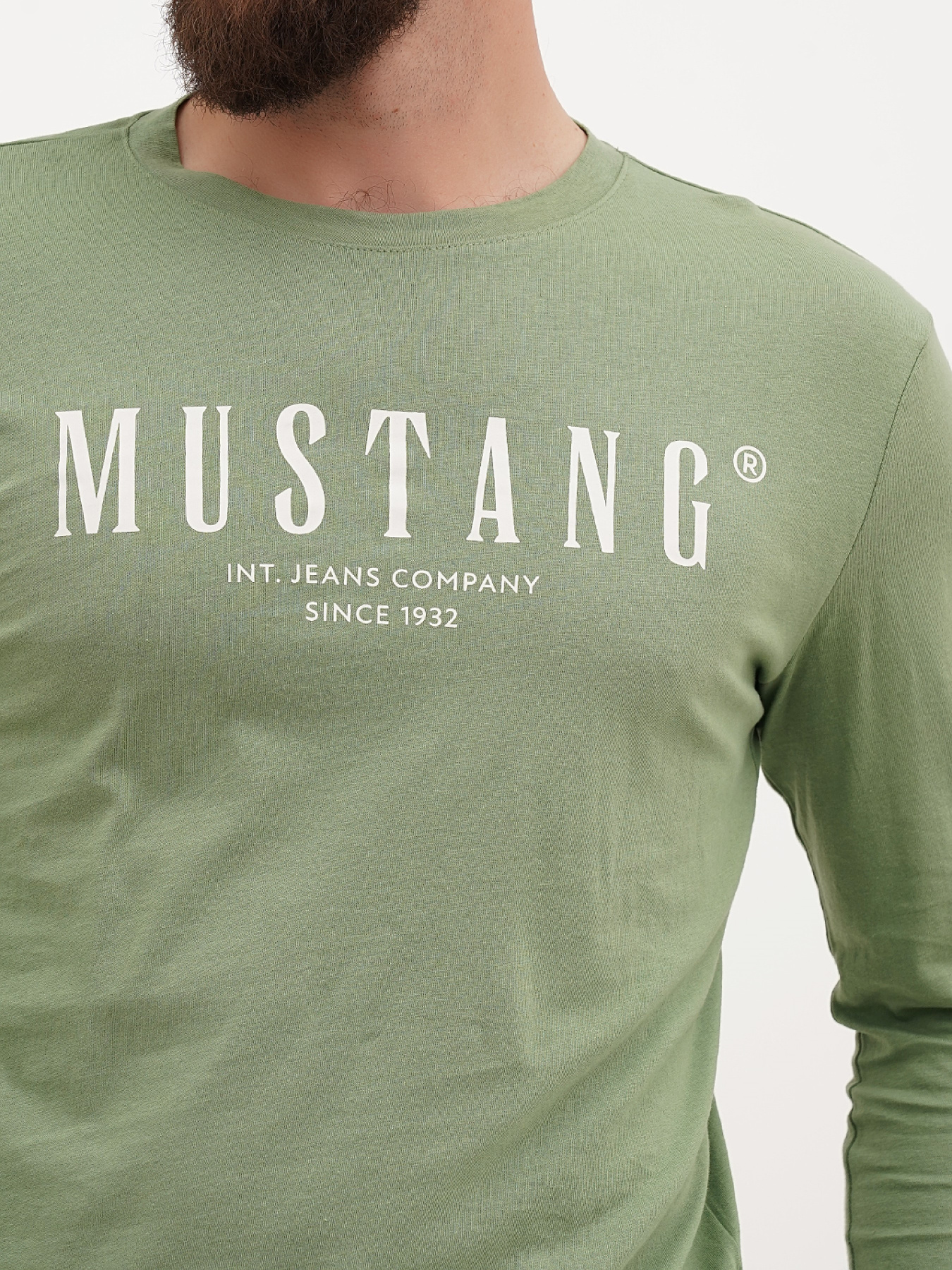 Лонгслів Mustang Jeans Asheville модель 1014934 Фото