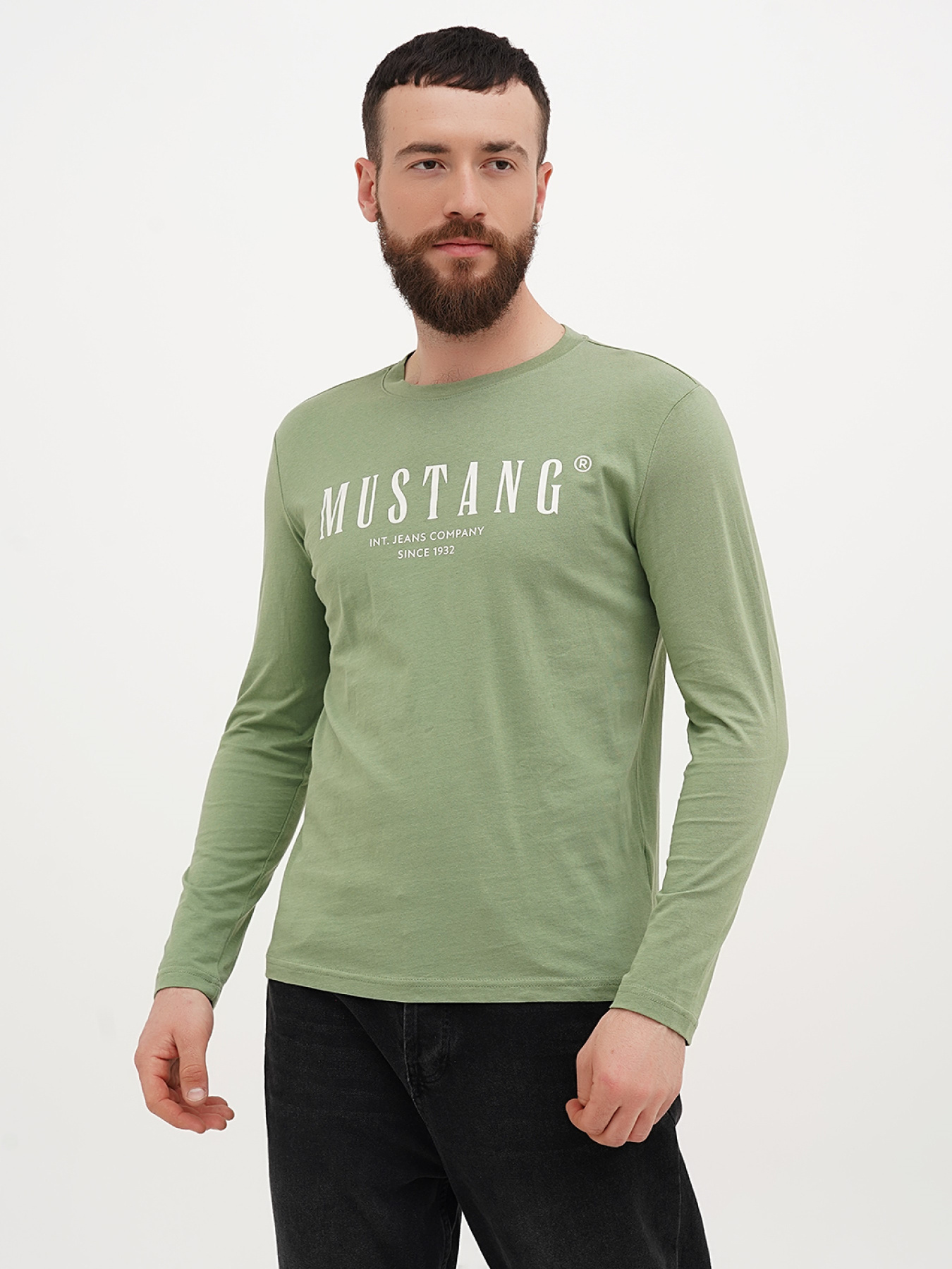 Лонгслів Mustang Jeans Asheville модель 1014934 Фото