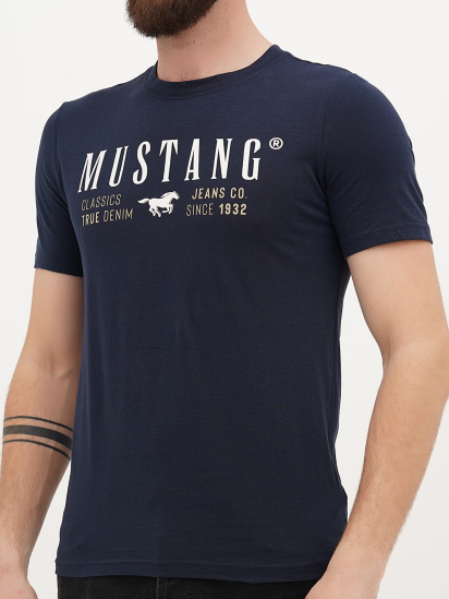 Футболка Mustang Jeans Alex C Print модель 1014094 — фото 3 - INTERTOP