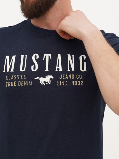 Футболка Mustang Jeans Alex C Print модель 1014094 — фото 4 - INTERTOP