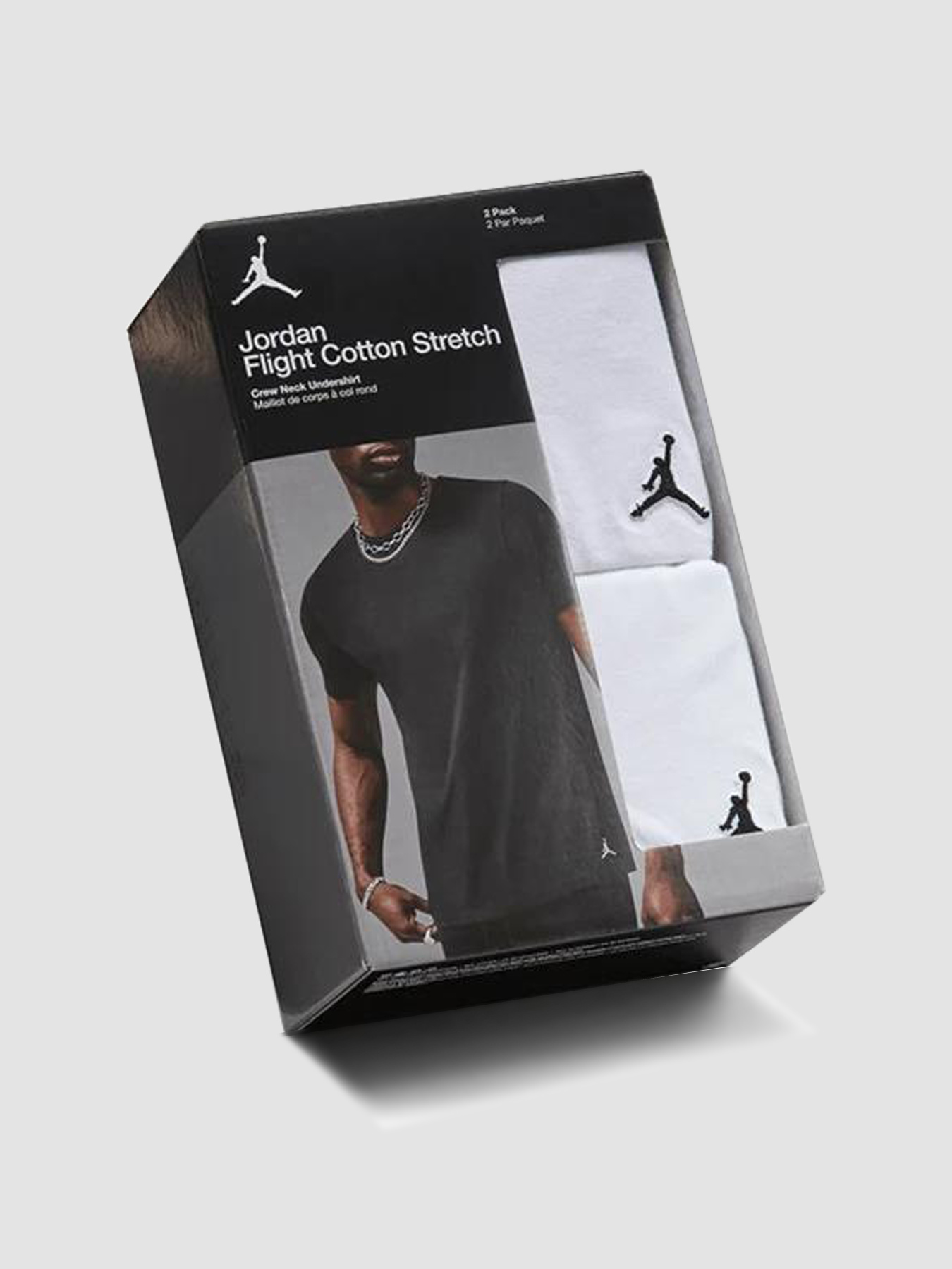 Набор футболок Jordan JHM FLIGHT BASE TEE 2PK модель JM0625-001 Фото