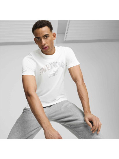 Футболка PUMA Ess+ Logo Lab Gradient Tee модель 682859 — фото 3 - INTERTOP