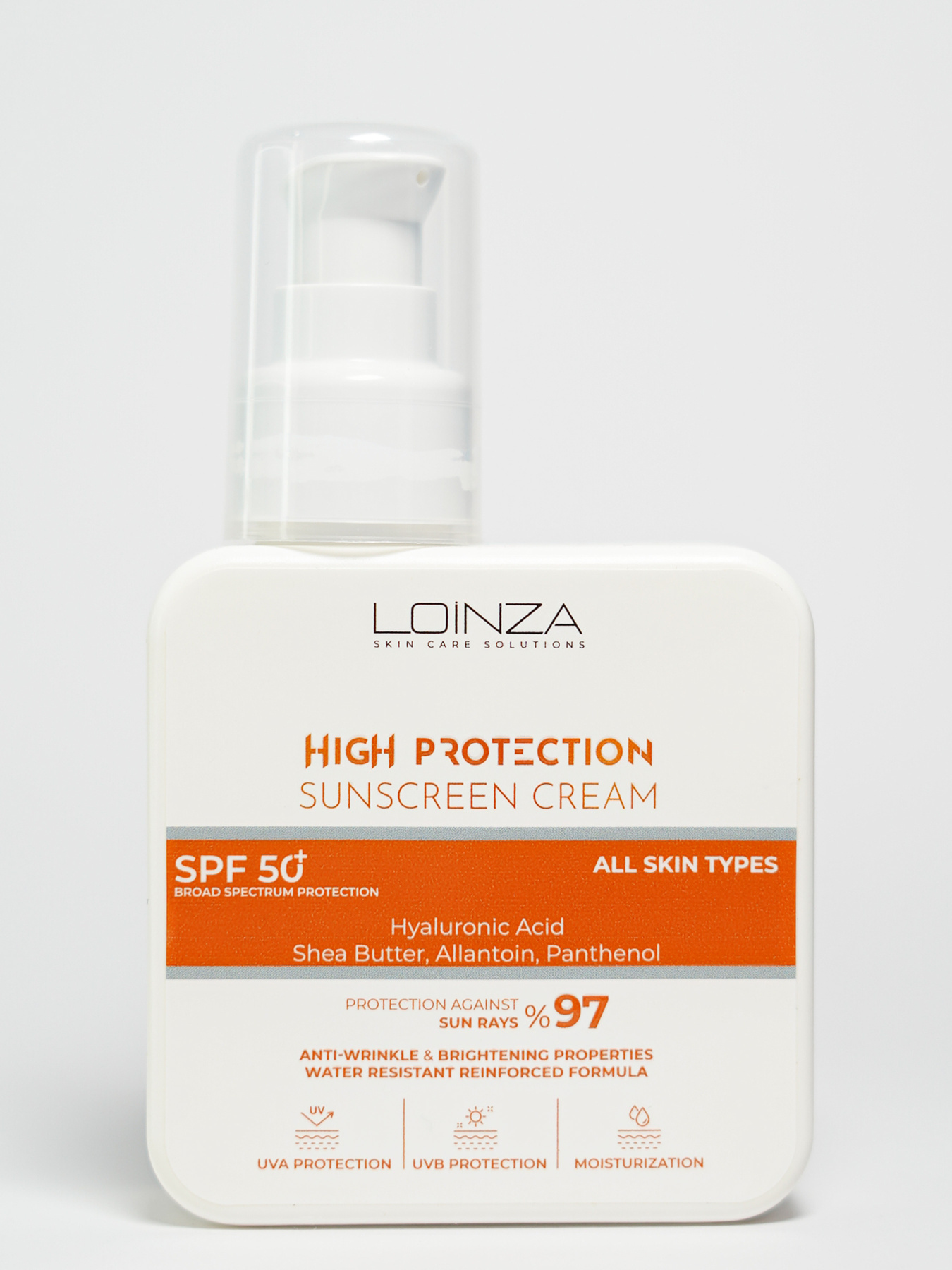 Солнцезащитный крем SPF50+ для кожи лица Loinza модель 8683723540507 Фото