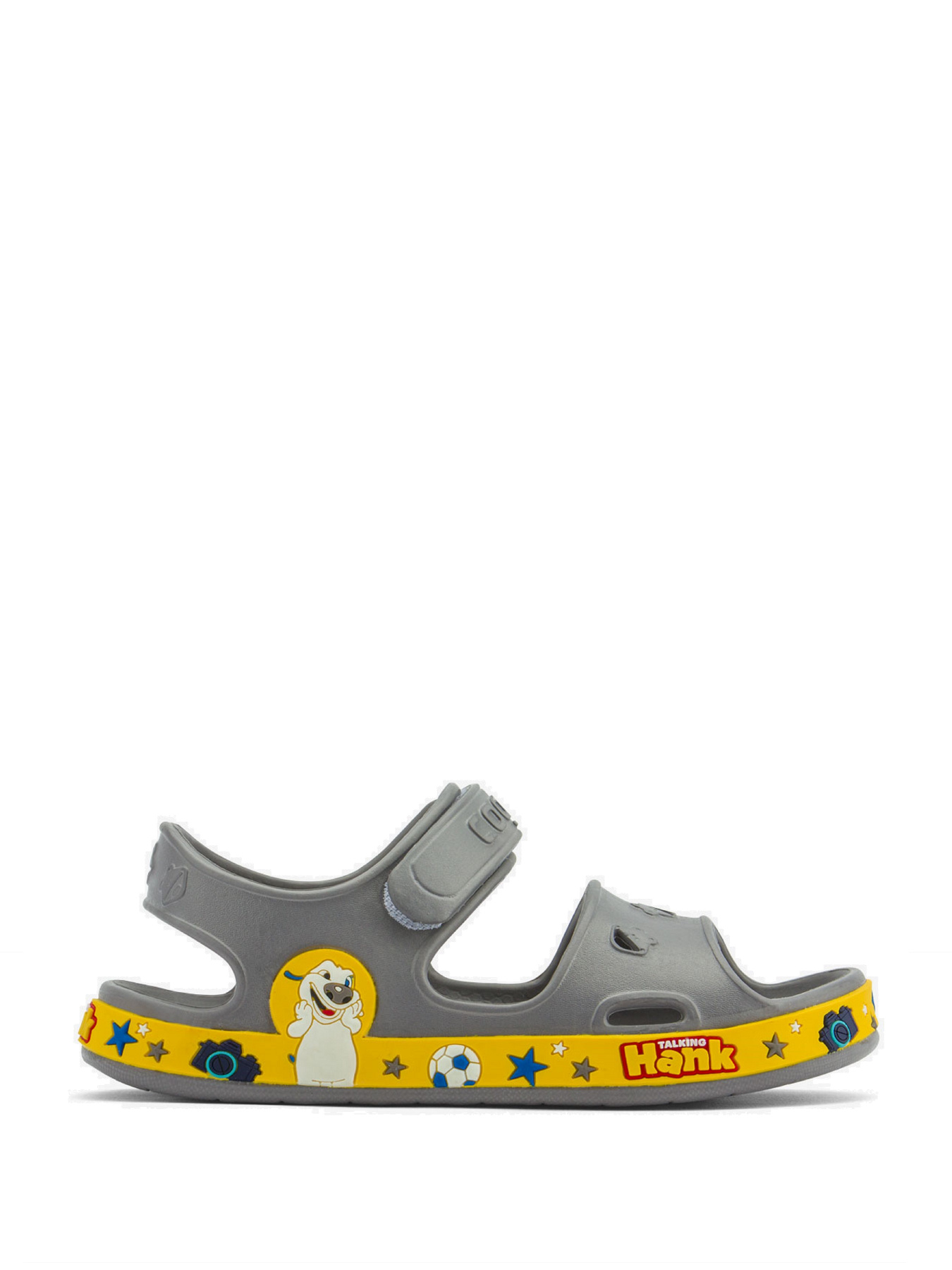 Сандалии COQUI модель 8851Dk.grey_Yellow Фото