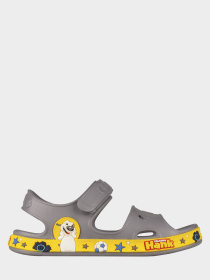 Сандалии COQUI модель 8851Dk.grey_Yellow Фото