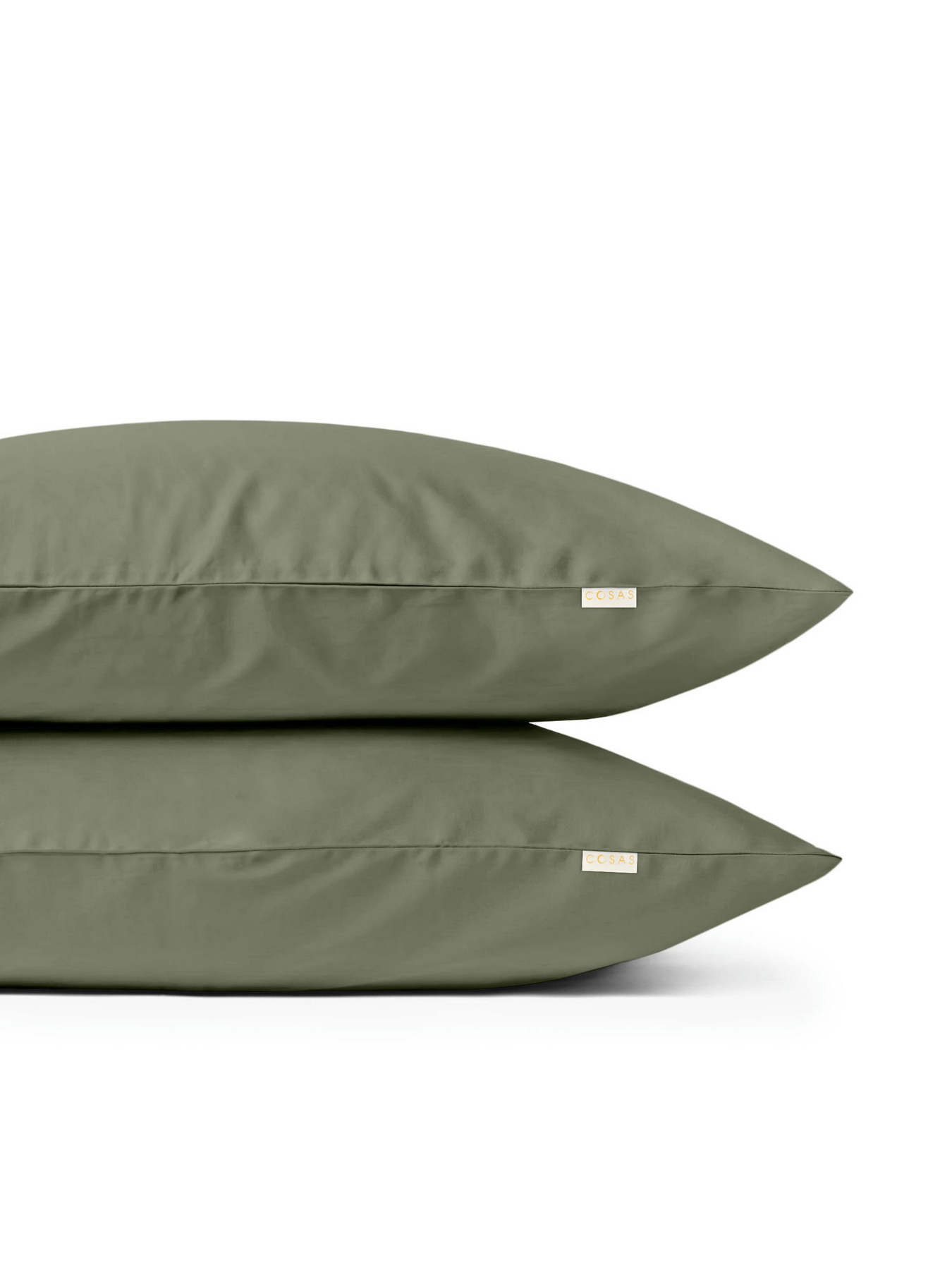 Наволочка сатин на подушку OLIVE Cosas модель 58Satin_Olive_40 Фото