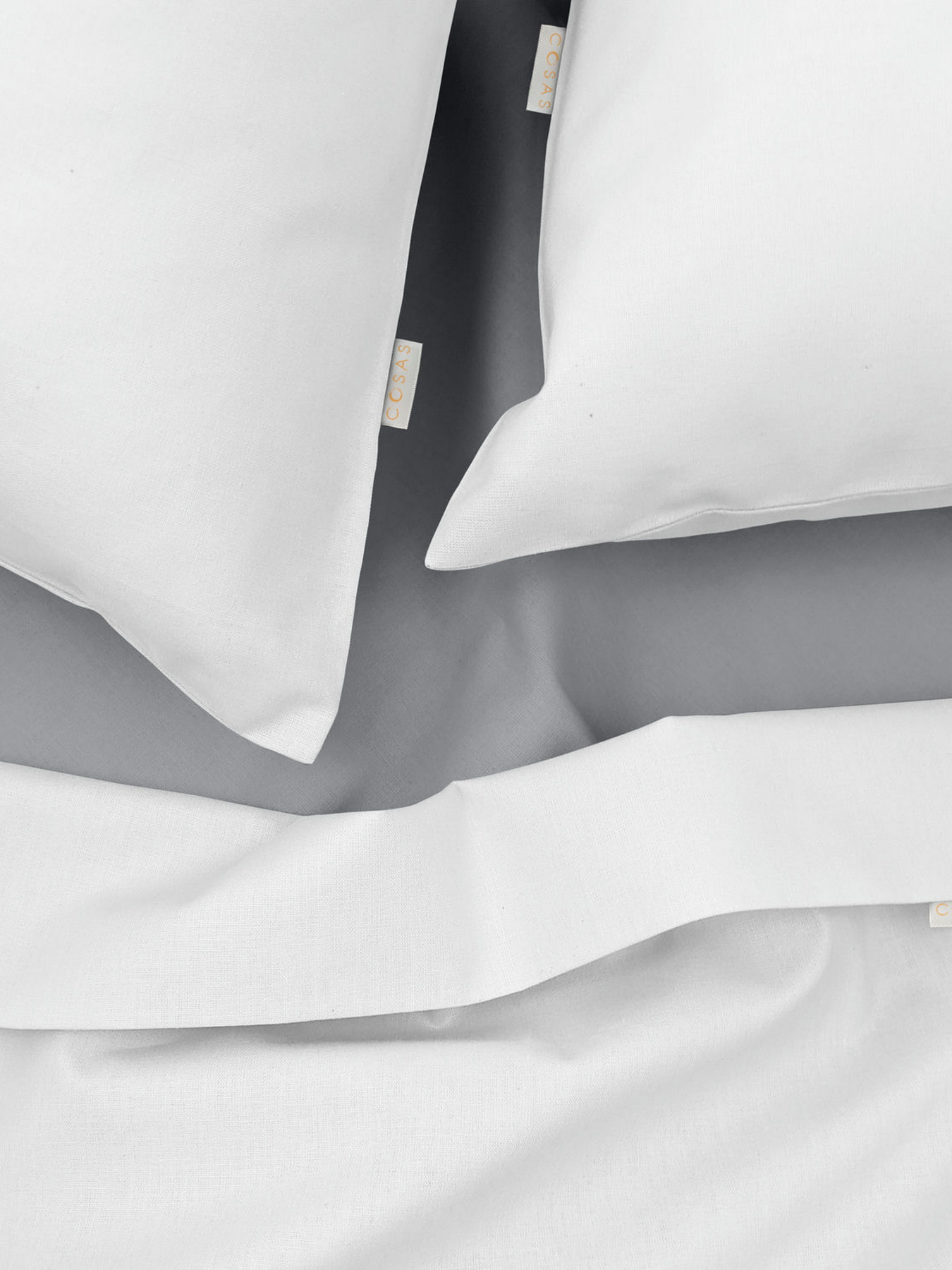 Наволочка на подушку SNOW Cosas модель Ranfors_White_40 Фото