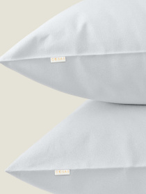 Наволочка на подушку SNOW Cosas модель Ranfors_White_40 Фото