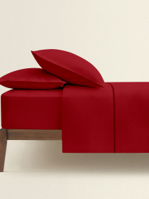 Наволочка на подушку BURGUNDY Cosas модель Ranfors80_Burgundy_40 Фото