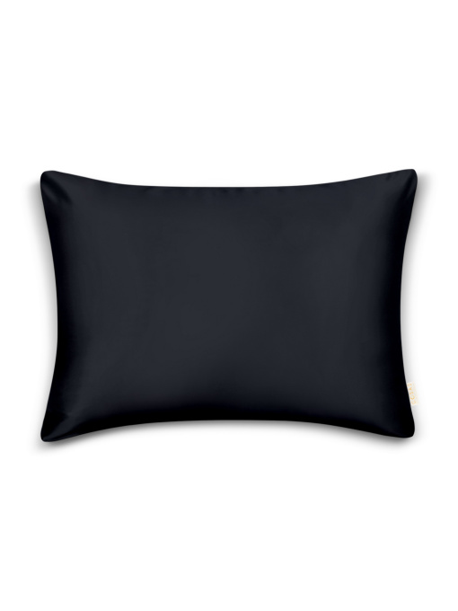 Наволочка сатин на подушку BLACK Cosas модель Satin_Black_40 Фото