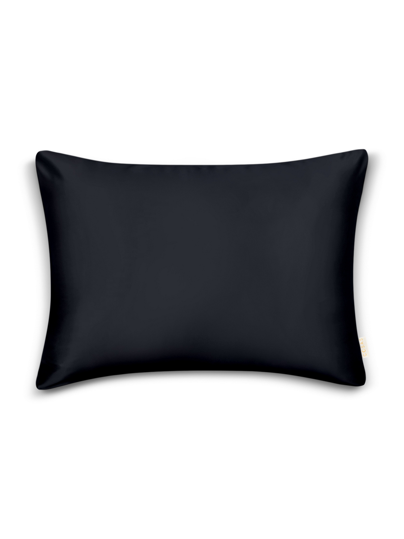 Наволочка сатин на подушку BLACK Cosas модель Satin_Black_40 Фото