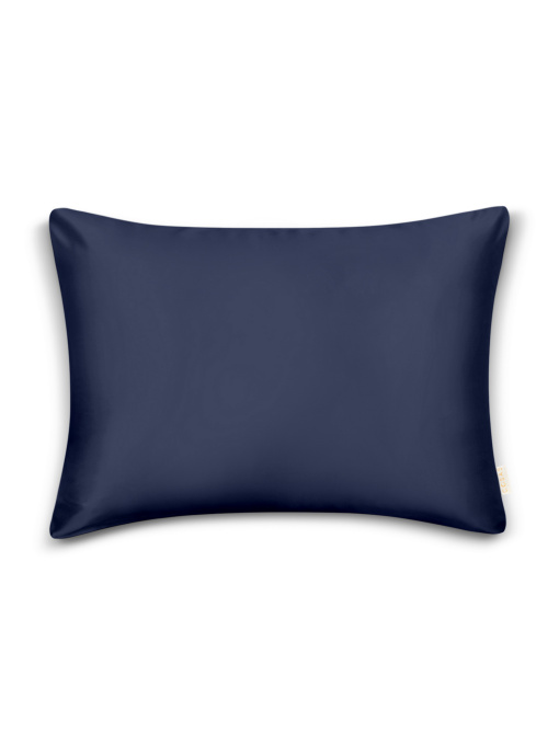 Наволочка сатин на подушку DARK BLUE Cosas модель Satin_Blue_40 Фото