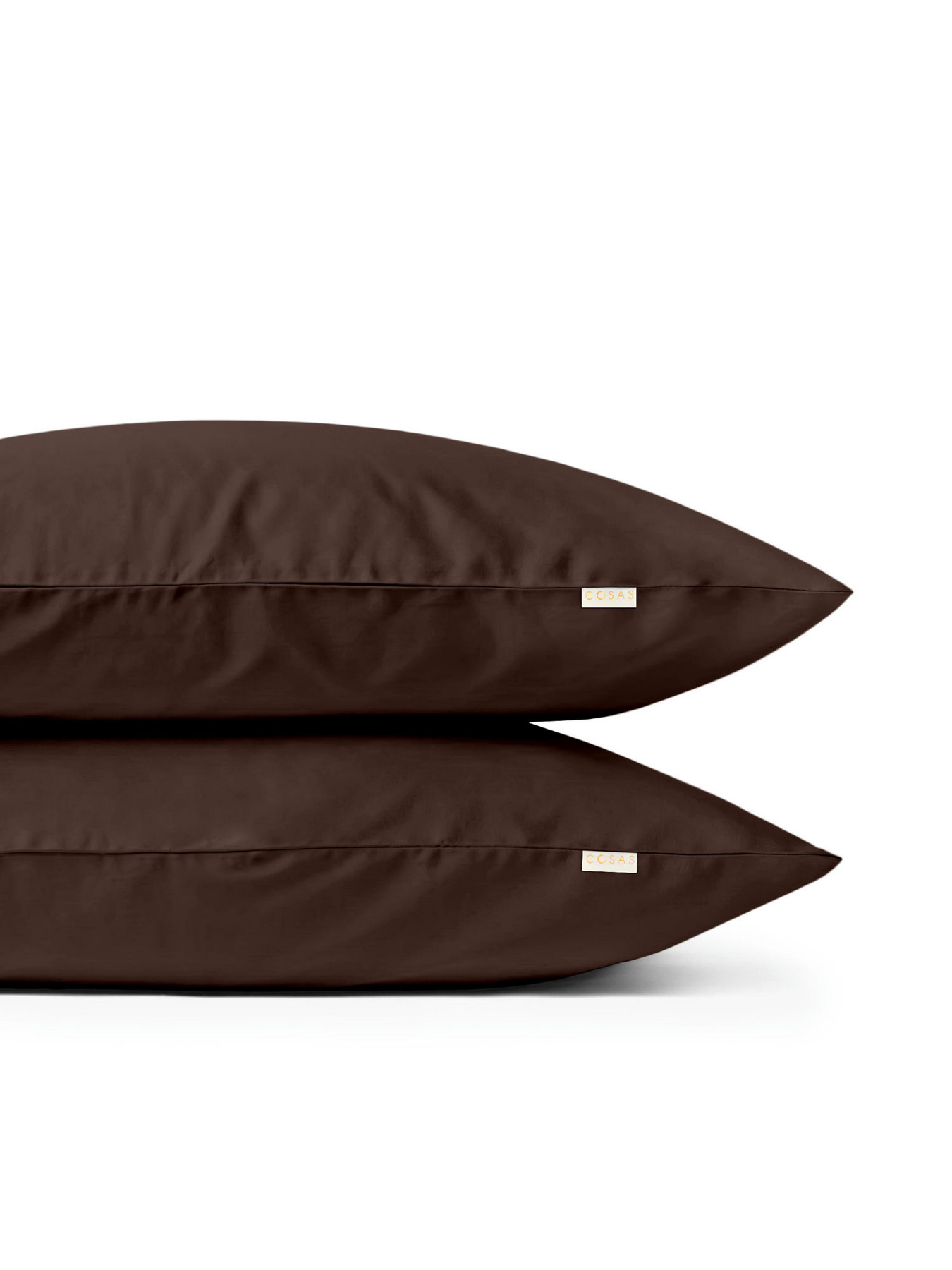 Наволочка сатин на подушку CHOCOLATE Cosas модель Satin_Brown_40 Фото