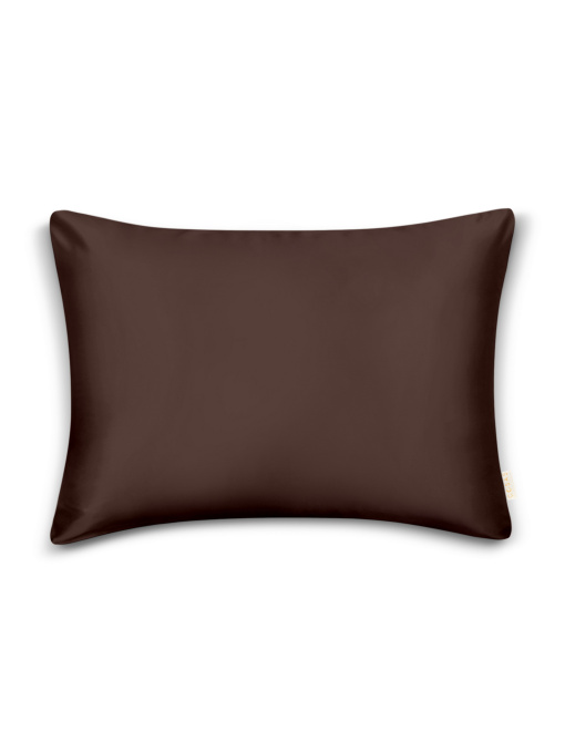 Наволочка сатин на подушку CHOCOLATE Cosas модель Satin_Brown_40 Фото